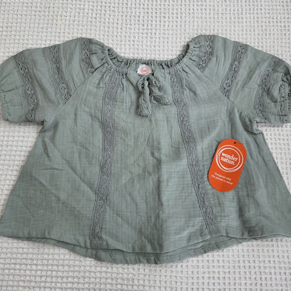 Wonder Nation Girls Top Size XS 4/5